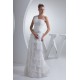 Sheath/Column Floor-Length One-Shoulder Wedding Dresses 2030006 Sheath/Column Floor-Length One-Shoulder Wedding Dresses 2030006