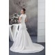 A-Line Portrait Short Sleeve Wedding Dresses 2030014 A-Line Portrait Short Sleeve Wedding Dresses 2030014