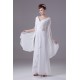 Amazing A-Line Ankle Length V-Neck Chiffon Wedding Dresses 2030050
