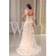 Amazing Sleeveless One-Shoulder A-Line Handmade Flowers Wedding Dresses 2030057 Amazing Sleeveless One-Shoulder A-Line Handmade Flowers Wedding Dresses 2030057
