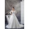 Amazing V-Neck A-Line Long Sleeve Satin Organza Sequins Wedding Dresses 2030060