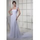 Beautiful Sheath/Column Chiffon One-Shoulder Sleeveless Wedding Dresses 2030067 Beautiful Sheath/Column Chiffon One-Shoulder Sleeveless Wedding Dresses 2030067