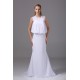 Beautiful Scoop Sleeveless Chiffon Mermaid/Trumpet Beaded Wedding Dresses 2030071 Beautiful Scoop Sleeveless Chiffon Mermaid/Trumpet Beaded Wedding Dresses 2030071