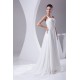Beautiful A-Line Sleeveless Chiffon One-Shoulder Beaded Wedding Dresses 2030074 Beautiful A-Line Sleeveless Chiffon One-Shoulder Beaded Wedding Dresses 2030074