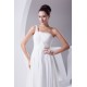 Beautiful A-Line Sleeveless Chiffon One-Shoulder Beaded Wedding Dresses 2030074 Beautiful A-Line Sleeveless Chiffon One-Shoulder Beaded Wedding Dresses 2030074