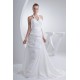 A-Line Halter Court Train Wedding Dresses 2030078
