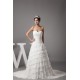 Breathtaking Sweetheart A-Line Chiffon Satin Sweet Wedding Dresses 2030086