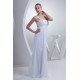 Brush Sweep Train Beading Chiffon Silk like Satin One-Shoulder Wedding Dresses 2030087 Brush Sweep Train Beading Chiffon Silk like Satin One-Shoulder Wedding Dresses 2030087
