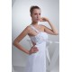 Brush Sweep Train Beading Chiffon Silk like Satin One-Shoulder Wedding Dresses 2030087 Brush Sweep Train Beading Chiffon Silk like Satin One-Shoulder Wedding Dresses 2030087