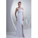 Brush Sweep Train Beading Chiffon Silk like Satin One-Shoulder Wedding Dresses 2030087 Brush Sweep Train Beading Chiffon Silk like Satin One-Shoulder Wedding Dresses 2030087