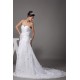 A-Line Sweetheart Chiffon Satin Lace Beaded Most Beautiful Wedding Dresses 2030096