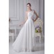 A-Line One-Shoulder Beaded Chiffon Satin Silk like Satin Wedding Dresses 2030098 A-Line One-Shoulder Beaded Chiffon Satin Silk like Satin Wedding Dresses 2030098