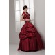 Strapless Satin Taffeta Floor-Length Beading Wedding Dresses with A Jacket 2031000 Strapless Satin Taffeta Floor-Length Beading Wedding Dresses with A Jacket 2031000