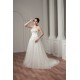 Strapless Sleeveless Satin Fine Netting Wedding Dresses 2031007 Strapless Sleeveless Satin Fine Netting Wedding Dresses 2031007