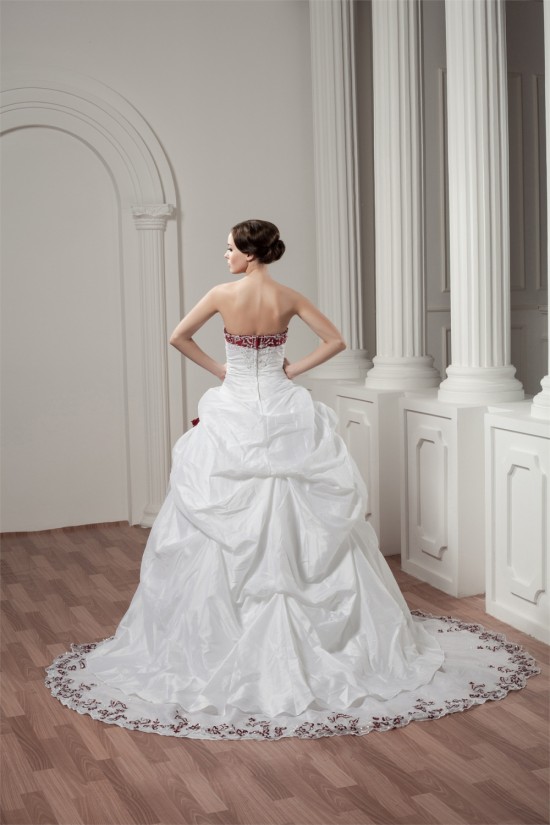 Sweetheart A-Line Satin Taffeta Sleeveless Lace Wedding Dresses 2031014 Sweetheart A-Line Satin Taffeta Sleeveless Lace Wedding Dresses 2031014