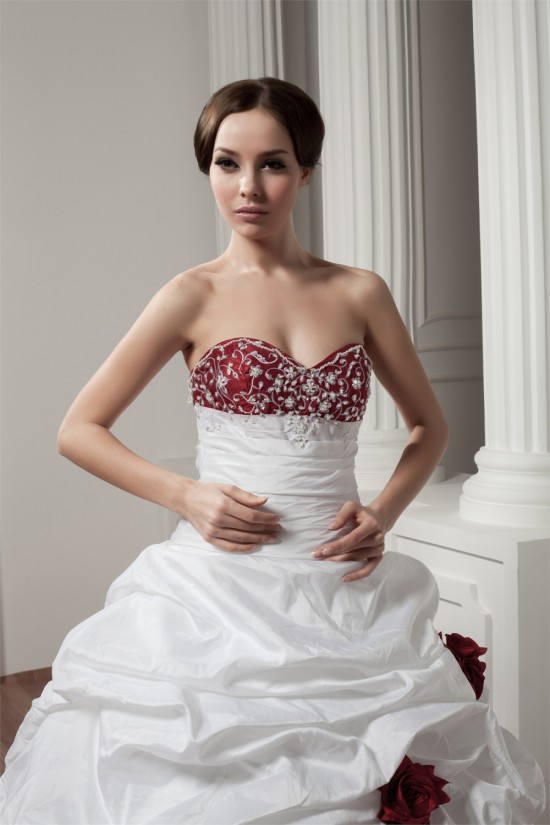 Sweetheart A-Line Satin Taffeta Sleeveless Lace Wedding Dresses 2031014 Sweetheart A-Line Satin Taffeta Sleeveless Lace Wedding Dresses 2031014