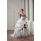 Sweetheart A-Line Satin Taffeta Sleeveless Lace Wedding Dresses 2031014