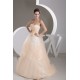 Sweetheart A-Line Sleeveless Satin Fine Netting Wedding Dresses 2031015