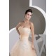 Sweetheart A-Line Sleeveless Satin Fine Netting Wedding Dresses 2031015
