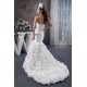 Sweetheart Mermaid/Trumpet Sleeveless Satin Taffeta Beaded Wedding Dresses 2031018 Sweetheart Mermaid/Trumpet Sleeveless Satin Taffeta Beaded Wedding Dresses 2031018
