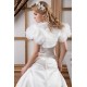 Sweetheart Short Sleeve Satin A-Line Beaded Beautiful Wedding Dresses 2031024 Sweetheart Short Sleeve Satin A-Line Beaded Beautiful Wedding Dresses 2031024
