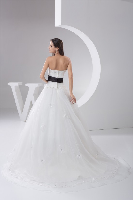 Ball Gown Strapless Court Train Lace Wedding Dresses 2031027 Ball Gown Strapless Court Train Lace Wedding Dresses 2031027
