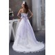 A-Line Satin Sleeveless V-Neck Beaded Wedding Dresses 2031032 A-Line Satin Sleeveless V-Neck Beaded Wedding Dresses 2031032