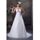 A-Line Satin Sleeveless V-Neck Beaded Wedding Dresses 2031032 A-Line Satin Sleeveless V-Neck Beaded Wedding Dresses 2031032