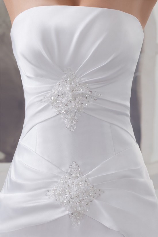 A-Line Sleeveless Strapless Wedding Dresses 2031038 A-Line Sleeveless Strapless Wedding Dresses 2031038