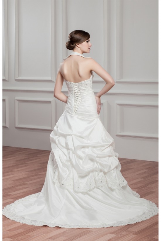 Unique Design Taffeta A-Line Sleeveless Wedding Dresses 2031043 Unique Design Taffeta A-Line Sleeveless Wedding Dresses 2031043