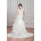 Unique Design Taffeta A-Line Sleeveless Wedding Dresses 2031043