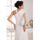 Sheath/Column V-Neck Beading One Sleeve Floor-Length Wedding Dresses 2031046 Sheath/Column V-Neck Beading One Sleeve Floor-Length Wedding Dresses 2031046
