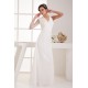 Sheath/Column V-Neck Beading One Sleeve Floor-Length Wedding Dresses 2031046 Sheath/Column V-Neck Beading One Sleeve Floor-Length Wedding Dresses 2031046