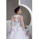A-Line V-Neck Satin Fine Netting Long Sleeve Beaded Lace Wedding Dresses 2031047 A-Line V-Neck Satin Fine Netting Long Sleeve Beaded Lace Wedding Dresses 2031047