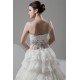 A-Line V-Neck Satin Organza Sleeveless Lace Embellished Wedding Dresses 2031048 A-Line V-Neck Satin Organza Sleeveless Lace Embellished Wedding Dresses 2031048