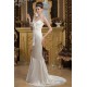 V-Neck Satin Silk like Satin Mermaid/Trumpet Beaded Wedding Dresses 2031049 V-Neck Satin Silk like Satin Mermaid/Trumpet Beaded Wedding Dresses 2031049