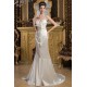 V-Neck Satin Silk like Satin Mermaid/Trumpet Beaded Wedding Dresses 2031049 V-Neck Satin Silk like Satin Mermaid/Trumpet Beaded Wedding Dresses 2031049