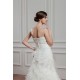 Wholesale Strapless Satin Organza Sleeveless A-Line Wedding Dresses 2031056 Wholesale Strapless Satin Organza Sleeveless A-Line Wedding Dresses 2031056