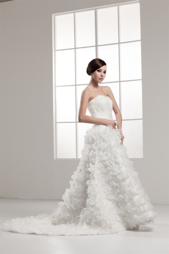 Wonderful A-Line Sweetheart Satin Sleeveless Wedding Dresses 2031063 Wonderful A-Line Sweetheart Satin Sleeveless Wedding Dresses 2031063