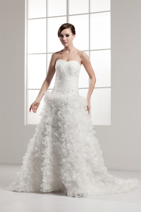 Wonderful A-Line Sweetheart Satin Sleeveless Wedding Dresses 2031063 Wonderful A-Line Sweetheart Satin Sleeveless Wedding Dresses 2031063