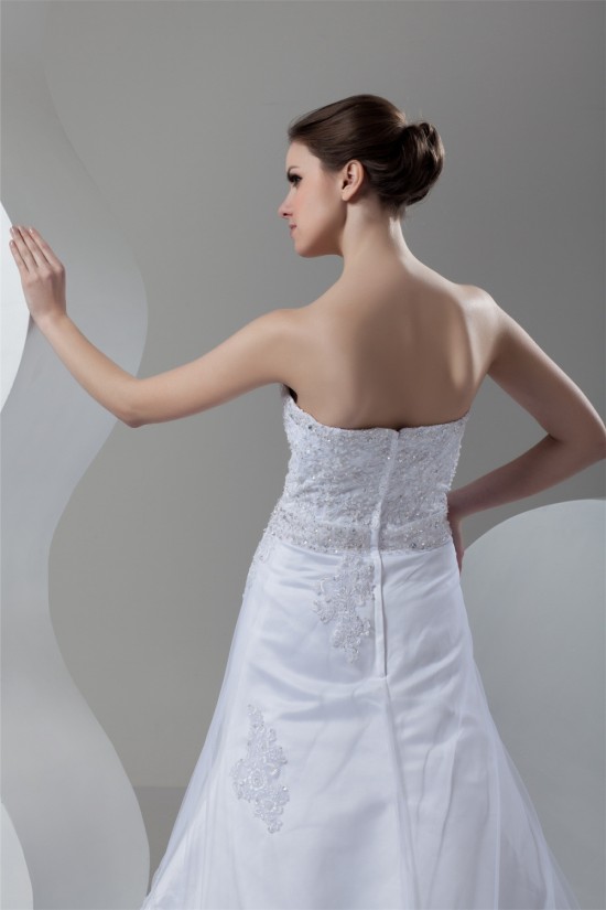 Wonderful A-Line Sweetheart Sleeveless Beaded Lace Wedding Dresses 2031074 Wonderful A-Line Sweetheart Sleeveless Beaded Lace Wedding Dresses 2031074