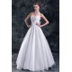 A-Line Satin Lace Organza Halter Sleeveless Embellished Wedding Dresses 2031080 A-Line Satin Lace Organza Halter Sleeveless Embellished Wedding Dresses 2031080
