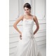A-Line Sleeveless Taffeta Spaghetti Straps Beaded Wedding Dresses 2031088