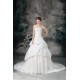 A-Line Soft Sweetheart Taffeta Sleeveless Beaded Applique Wedding Dresses 2031091 A-Line Soft Sweetheart Taffeta Sleeveless Beaded Applique Wedding Dresses 2031091