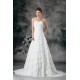A-Line Strapless Chiffon Satin Sleeveless Beaded Wedding Dresses 2031092 A-Line Strapless Chiffon Satin Sleeveless Beaded Wedding Dresses 2031092