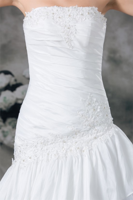 A-Line Strapless Organza Taffeta Sleeveless Best Wedding Dresses 2031093 A-Line Strapless Organza Taffeta Sleeveless Best Wedding Dresses 2031093