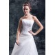 A-Line Strapless Satin Organza Sleeveless New Arrival Wedding Dresses 2031094 A-Line Strapless Satin Organza Sleeveless New Arrival Wedding Dresses 2031094