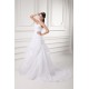 A-Line Sweetheart Satin Organza Sleeveless Wedding Dresses 2031095 A-Line Sweetheart Satin Organza Sleeveless Wedding Dresses 2031095