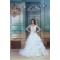 Amazing Satin Lace Ball Gown Sleeveless Strapless Wedding Dresses 2031109
