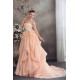 A-Line Court Train Handmade Flowers Wedding Dresses with Color 2030111 A-Line Court Train Handmade Flowers Wedding Dresses with Color 2030111